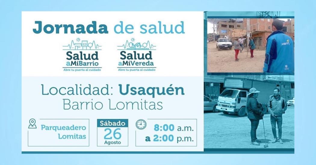 Asiste este 26 de agosto a la Jornada de salud en Usaquén ¡Es gratis! 