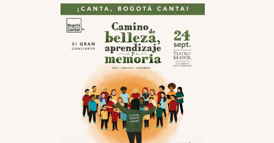 Concierto del coro Canta, Bogotá Canta este 24 de septiembre en Bogotá