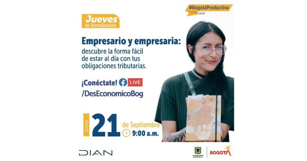 Curso virtual régimen simple de tributación en Bogotá, facebook Live 