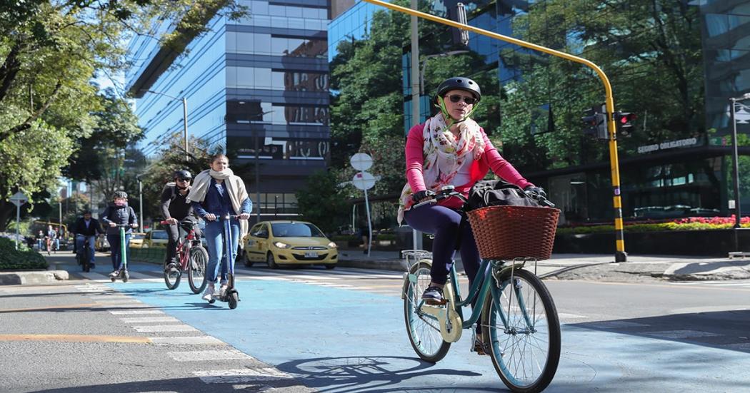 Mapa vías habilitadas en bici para el día sin carro y moto septiembre