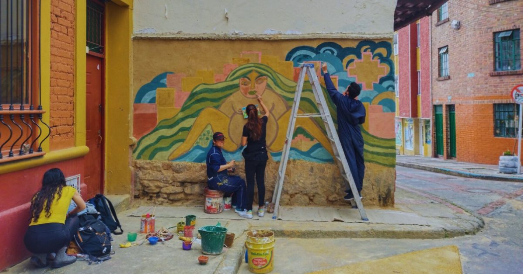 Inauguración del mural: La palabra como imagen en las Aguas