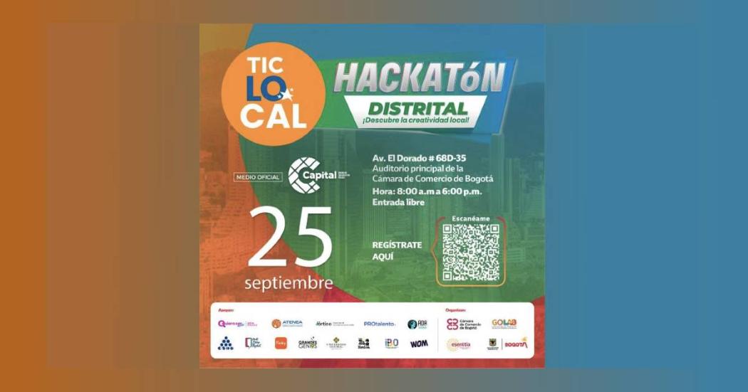 Inscripciones para ser parte de la Hackatón Distrital el 25 septiembre