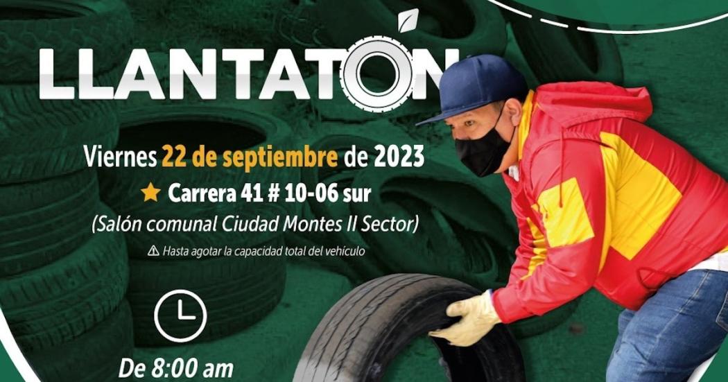 Este 22 de septiembre hay llantatón en Puente Aranda ¡Lleva tus llantas usadas!