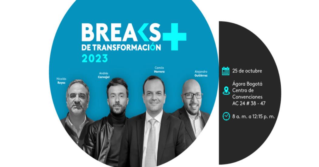 Este 25 de octubre participa en el evento Breaks de Transformación