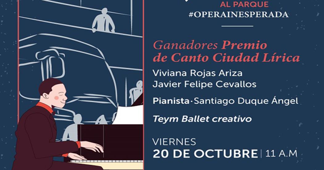 Ópera al Parque en Transmilenio Suba