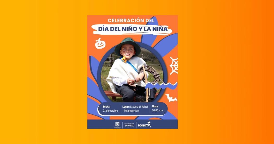 Sumapaz celebrará el día del niño y la niña el 21 de octubre ¡Los esperamos!