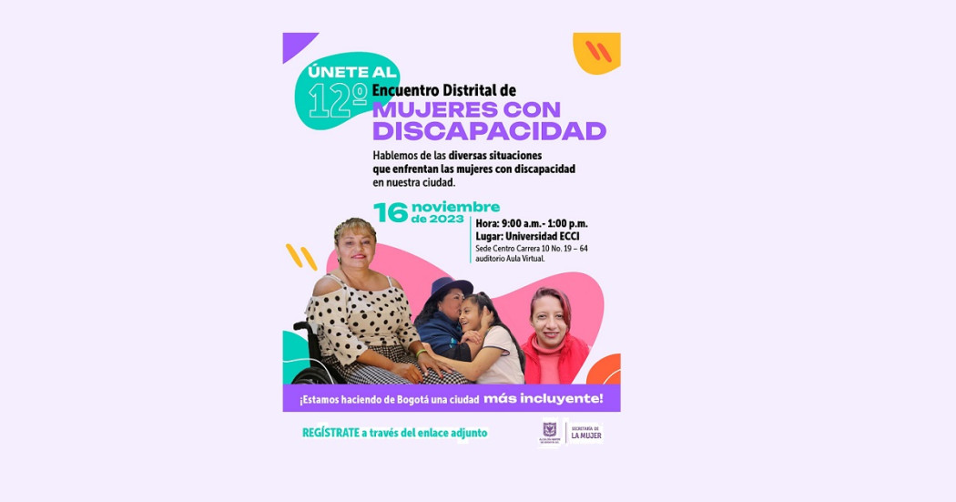 Encuentro Distrital de Mujeres con Discapacidad 16 de noviembre 2023