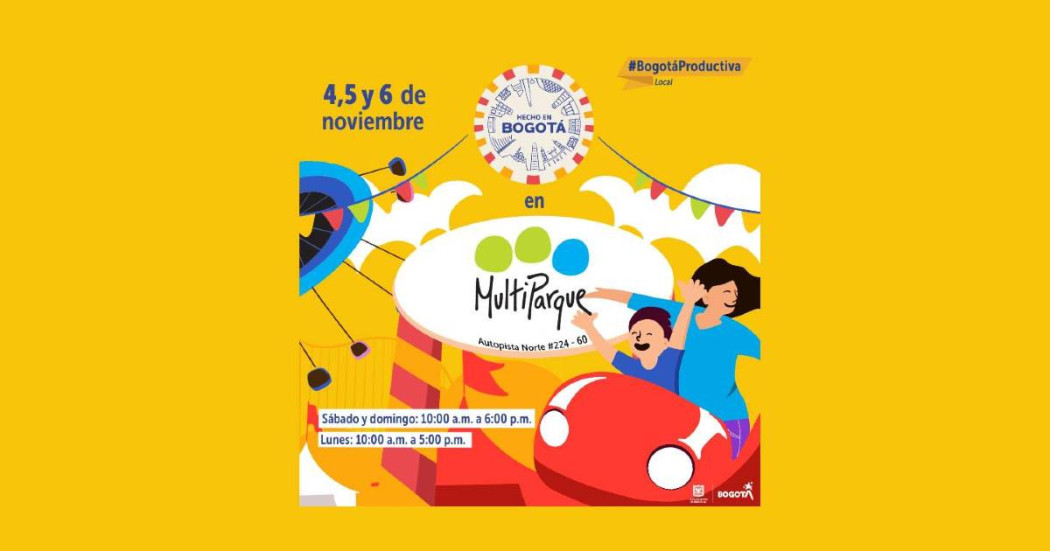 Feria Hecho en Bogotá este 4, 5 y 6 de noviembre 2023 en Multiparque 