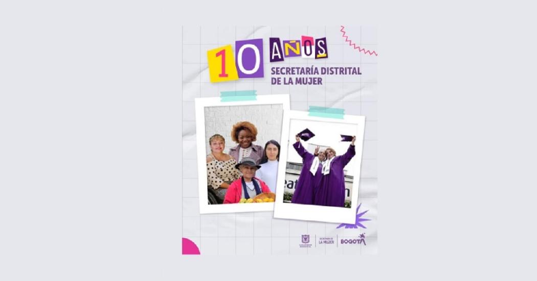 Evento virtual: secretaría de la Mujer cumple 10 años de servicio 2023