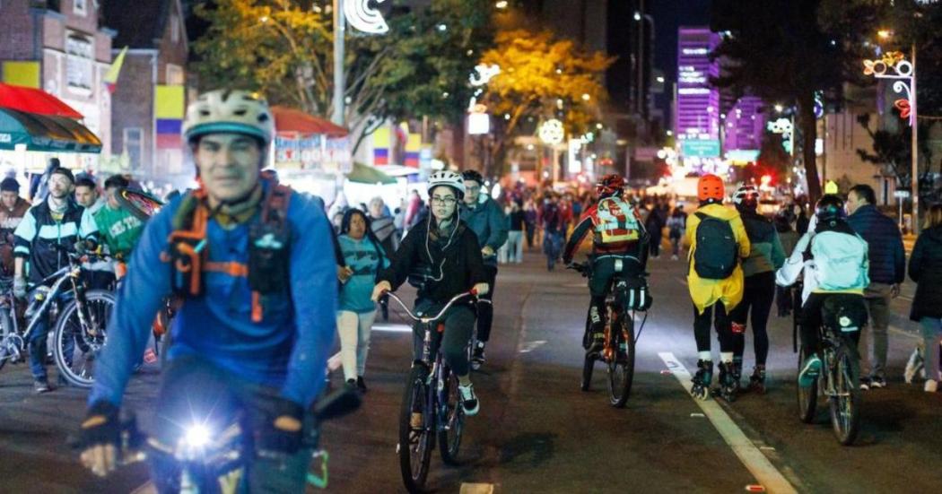 Ciclovía Nocturna hoy 14 de diciembre