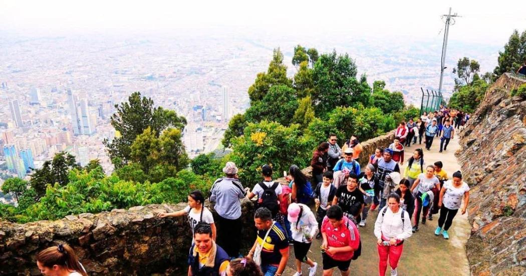 Enero 7: sendero de Monserrate habilitado 