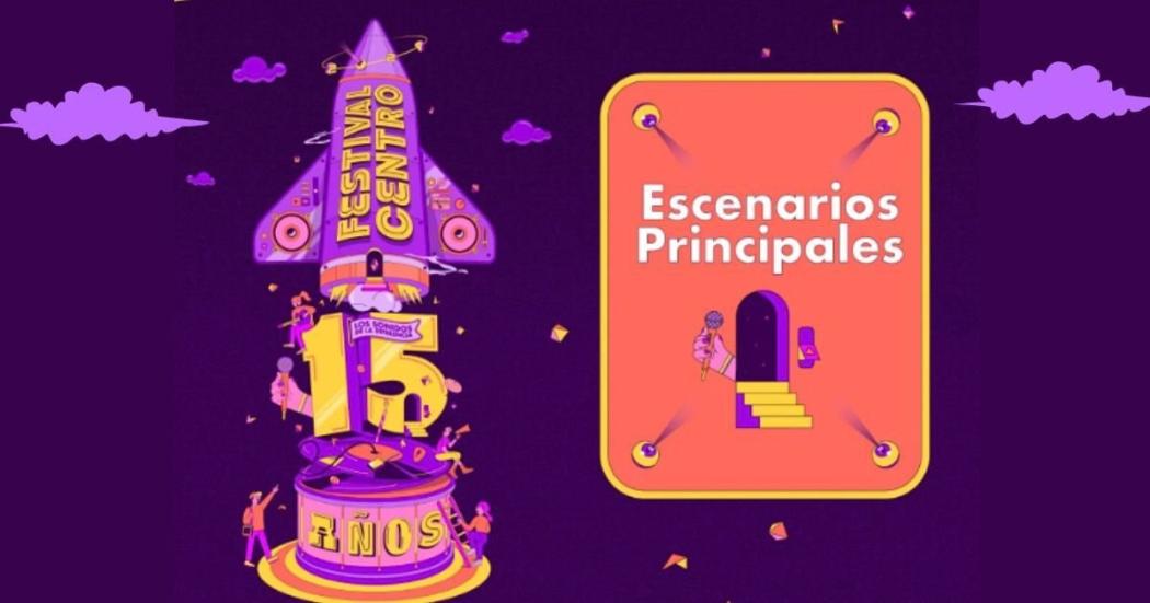 Los escenarios principales del Festival Centro del 2 al 4 de febrero 