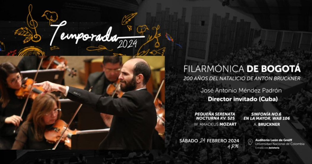 Febrero 24: concierto gratuito de la Orquesta Filarmónica de Bogotá 