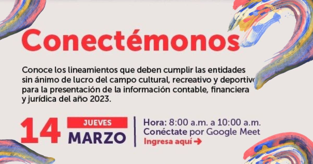 Marzo 14: Capacitación entidades sin ánimo de lucro de cultura 