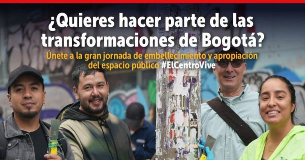 Abril 6: gran jornada de embellecimiento y apropiación del espacio