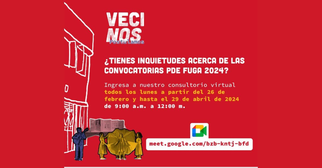 Consultorio virtual convocatorias FUGA PDE 2024