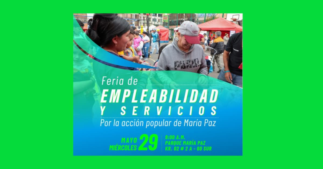 Asiste a la feria de empleabilidad y servicios en Kennedy 2024 