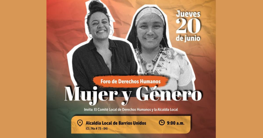 Foro de Derechos Humanos con enfoque de mujer y género en Bogotá