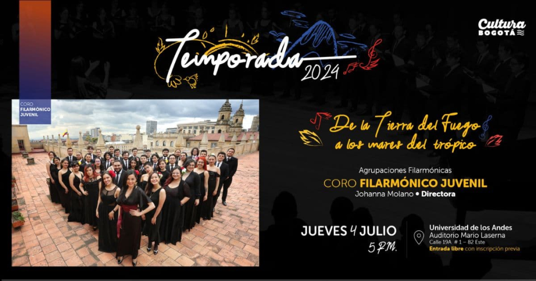 Inscríbete y asiste gratis al concierto del coro Filarmónico este 4 de julio