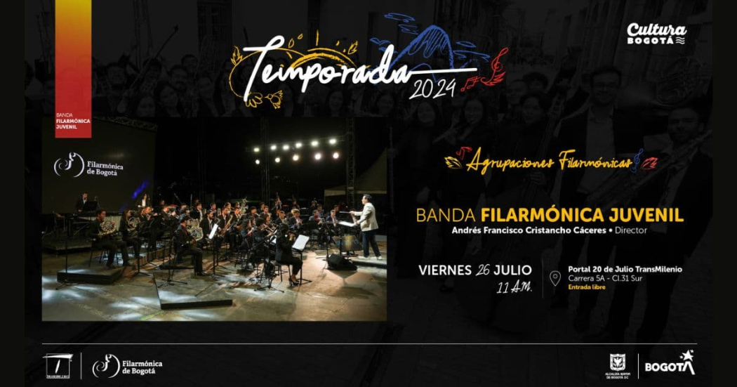 Concierto de la Filarmónica gratis este 26 de julio 2024