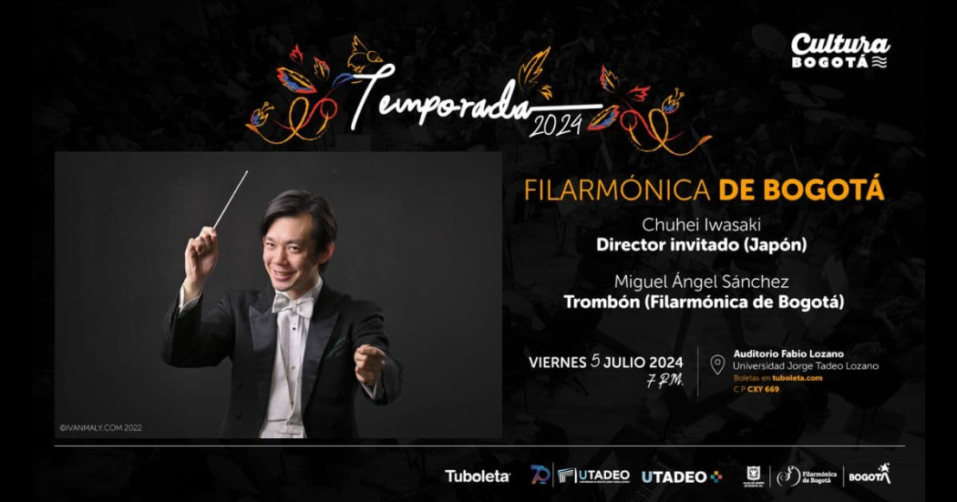 Concierto de la Orquesta Filarmónica para este julio 5 del 2024