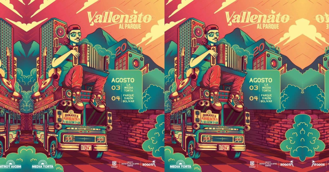 Vallenato al Parque 2024 con cartel de artistas 