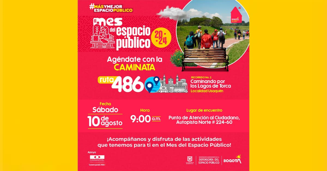 Caminata por Lagos de Torca en Bogotá: asiste este sábado 10 de agosto