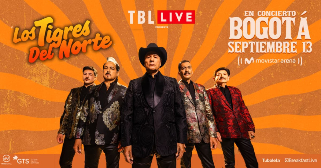 Los Tigres del Norte en concierto en Bogotá 2024