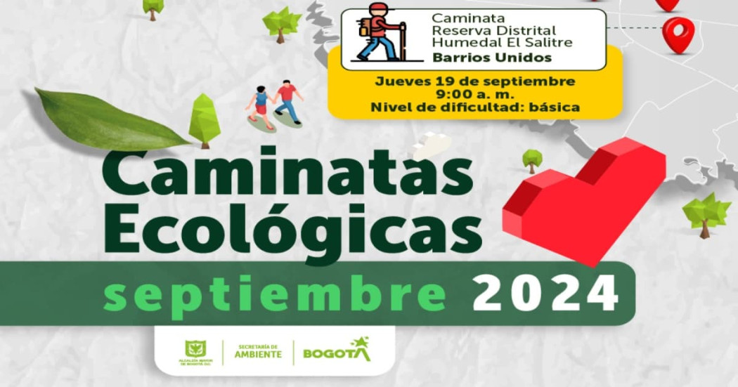 Caminata ecológica en el Humedal Salitre jueves 19 de septiembre 2024