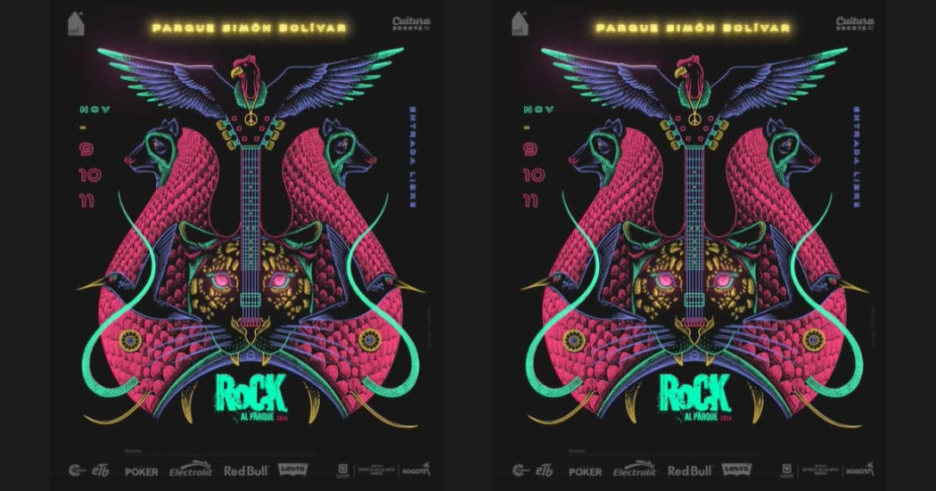 Rock al Parque 2024 con cartel de artistas 