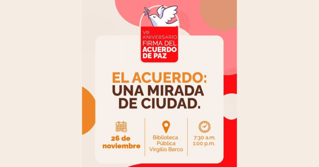 Asiste a evento de conmemoración aniversario firma del Acuerdo de paz