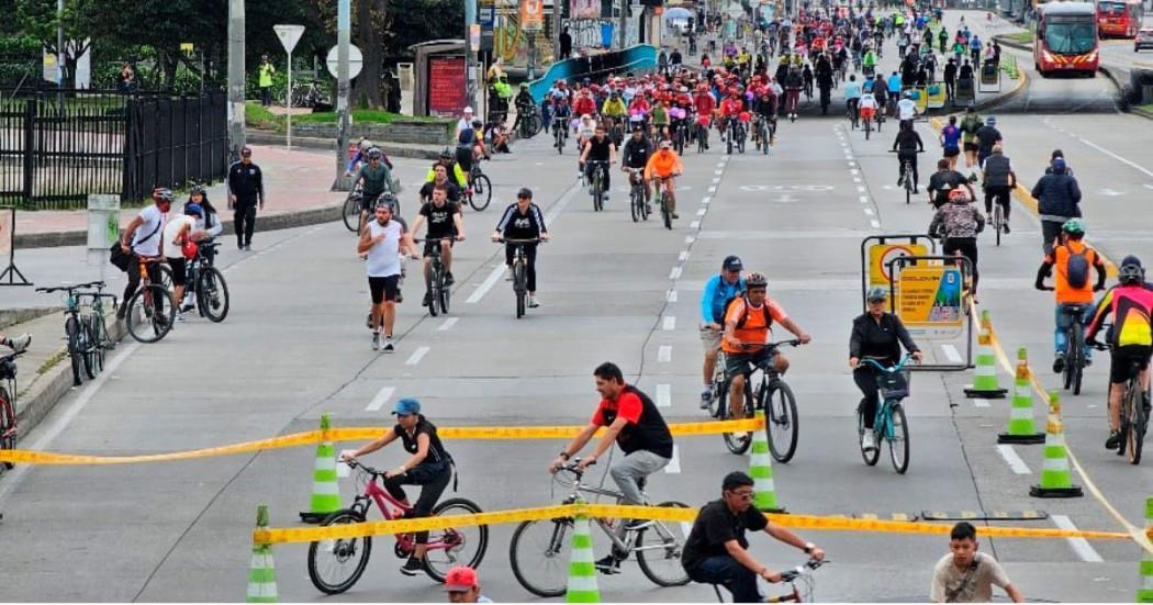 Ciclovía en Bogotá este 24 de noviembre 2024