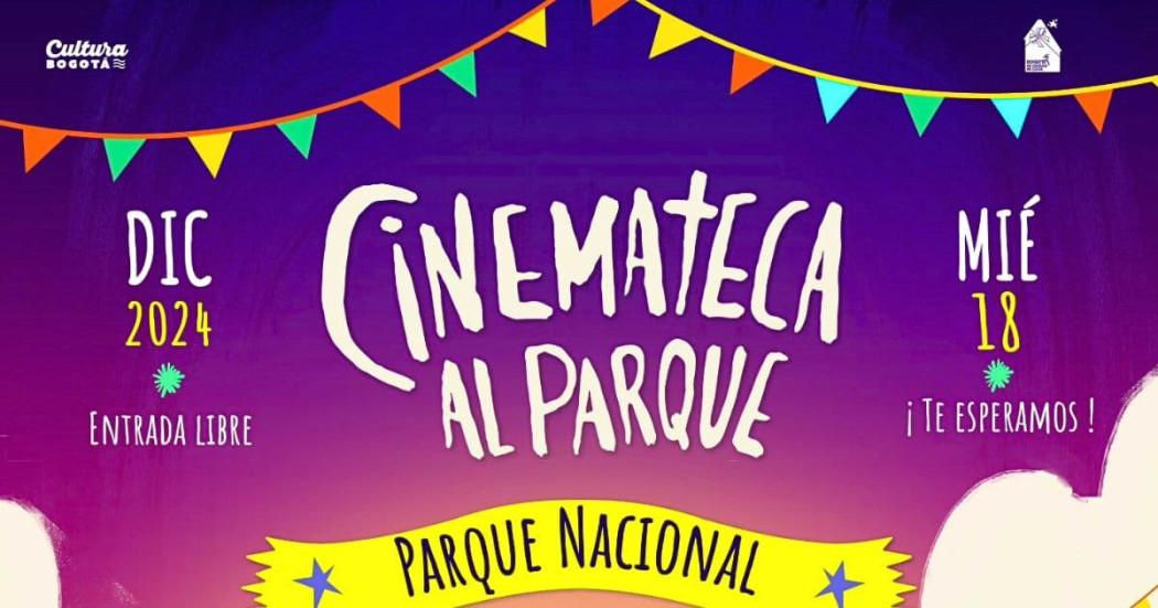 Navidad en Bogotá 2024: Cinemateca al parque 18 diciembre