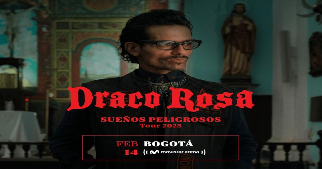 El cantante Robi Draco Rosa llega a Bogotá este 14 de febrero