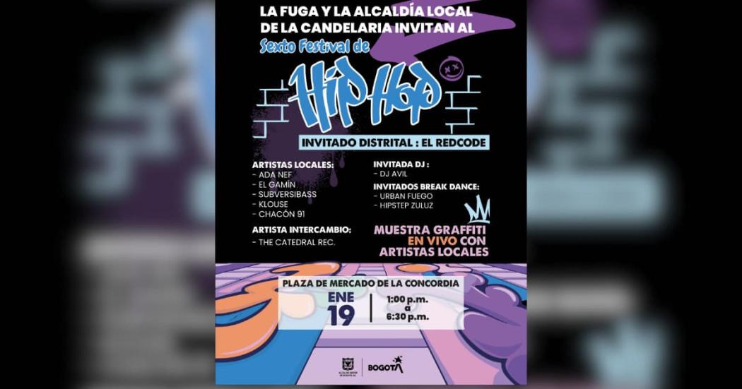  Sexto Festival de Hip Hop en Bogotá, localidad de La Candelaria