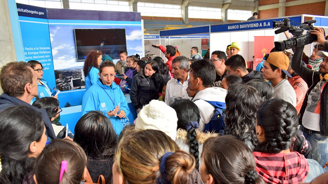 Este sábado y domingo asista a la feria de vivienda en Usaquén. Foto: Secretaría de Hábitat.