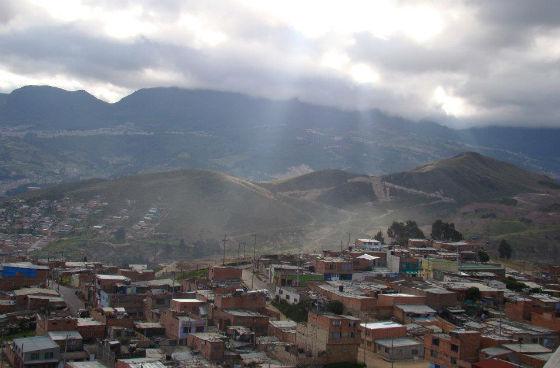 Panorámica mirador barrio Sierra Morena - Foto: Alcaldía Local de Ciudad Bolívar