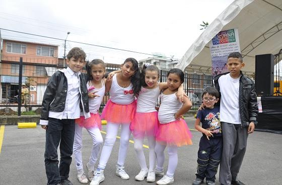 Niños participantes - Foto: Alcaldía Local de Rafael Uribe Uribe