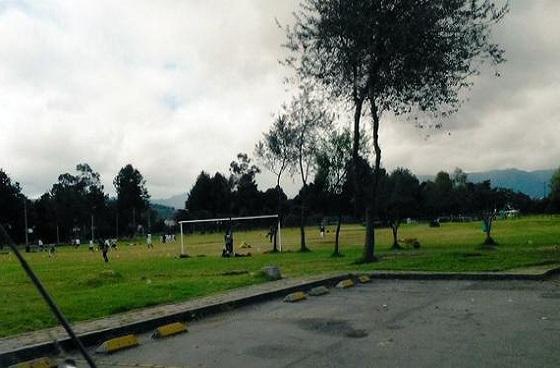 Parque y cancha en buen estado-Foto: Alcaldía Local de Engativá 