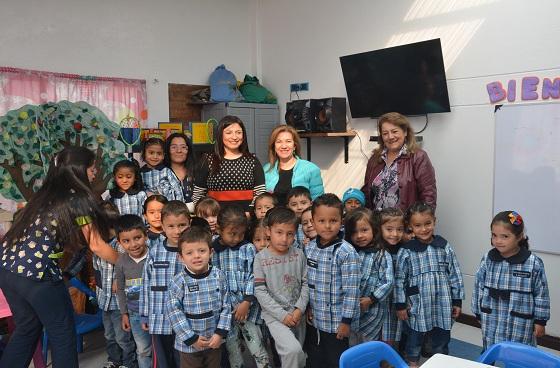 Niños de jardín intervenido-Foto: Alcaldía Local de Suba