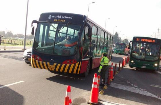 Carril preferencial - Foto: Prensa Secretaría de Movilidad