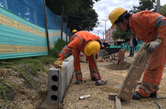 Construcción Avenida La Sirena - Foto: IDU