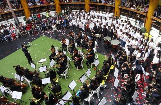 Concierto de la orquesta filarmónica juvenil e infantil - Foto: Alcaldía Local de Usaquén