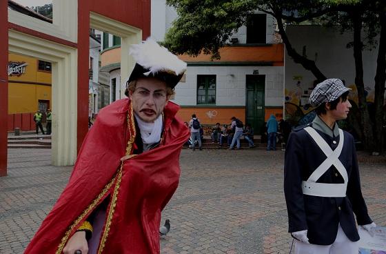 Personajes de los recorridos-Foto: Alcaldía Local de La Candelaria