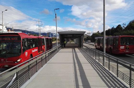 Estación TransMilenio Calle 146 - Foto: Comunicaciones TransMilenio