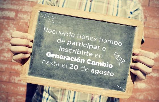 Afiche Generación Cambio - Secretaría de Desarrollo Económico