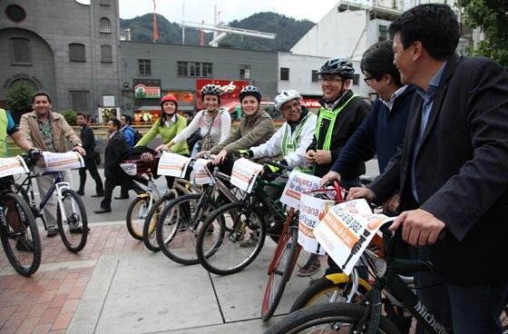 Participe en el BiciRecorrido por la paz de la localidad de Usaquén y Suba 