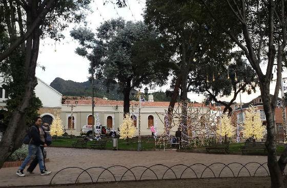 Plaza de Usaquén en Navidad - Foto: Alcaldía Local de Usaquén