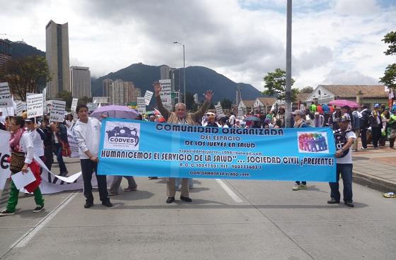 Promoción de la 'Red de la comunidad organizada del espacio de los jueves en salud' - Foto: Jorge Romero