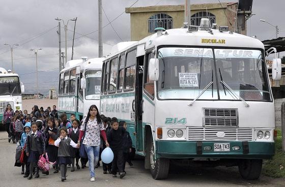 Transporte escolar -Foto: Secretaría de Educación